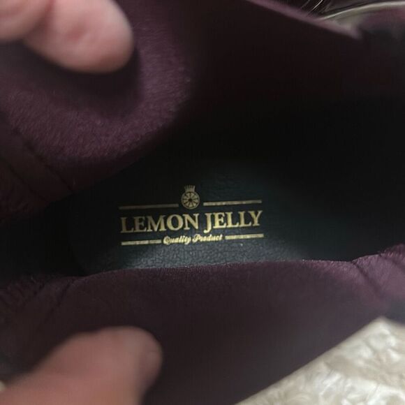 Lemon Jelly Comfy Chelsea Ankle Rain Booties Women’s Sz 39 Bordeaux Purple - Picture 9 of 10